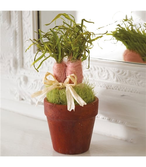 Potted Carrot Decoration