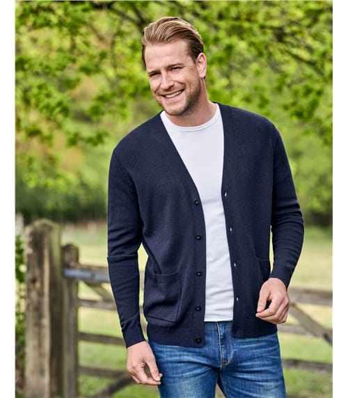 Mens Cardigans | Quality Natural Cardigans for Men | WoolOvers UK
