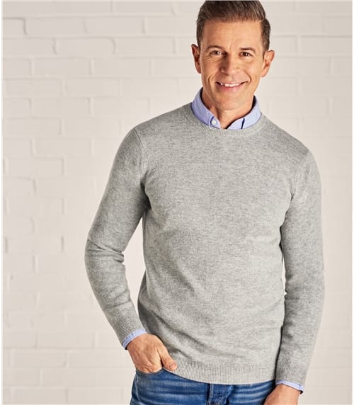 grey wool jumper mens