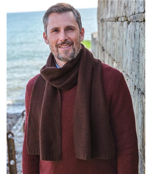 Mens Essential Lambswool Scarf