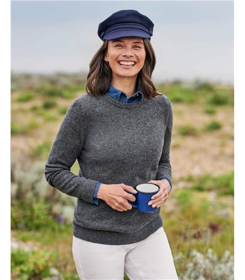 Grey wool 2024 jumper womens