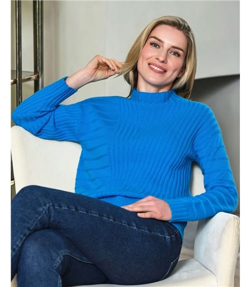 Coziest Long Sleeves Wool-blend Sweater