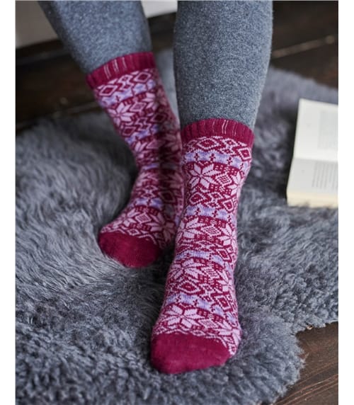 Fairisle Womens Sock