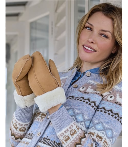 Sheepskin Split Seam Mittens