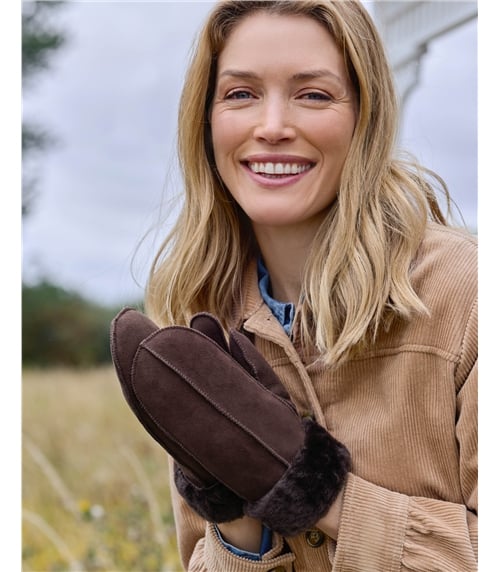 Sheepskin Split Seam Mittens