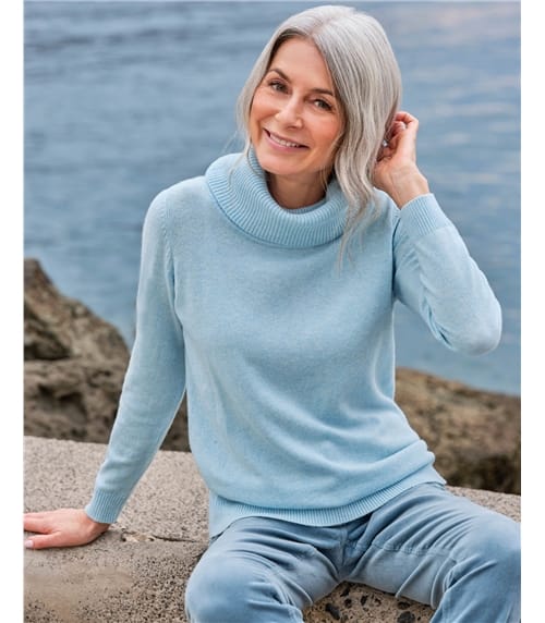 Cozy Comfy Heather Gray Cowl Neck Sweater - Oversized – Shop the Mint