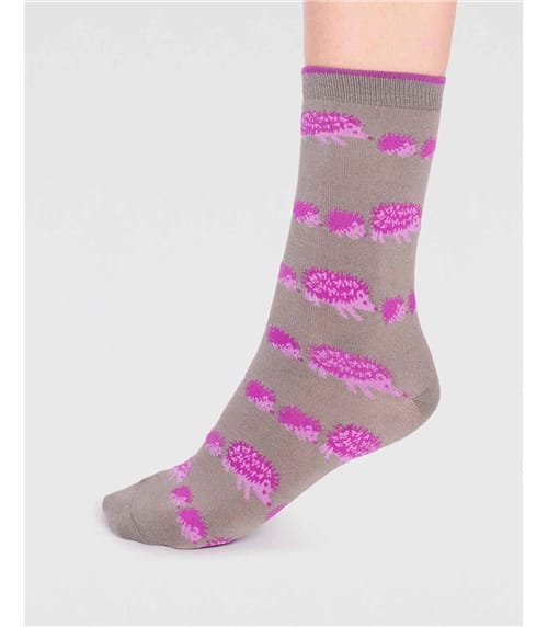 Igel-Socken mit Bambusviskose – Hadley