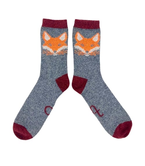 Mens Lambswool Ankle Socks