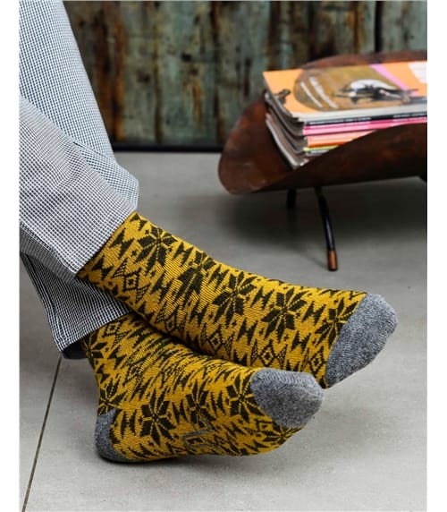 Mens Lambswool Ankle Socks