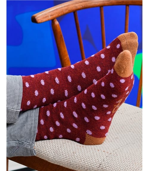 Mens Lambswool Ankle Socks