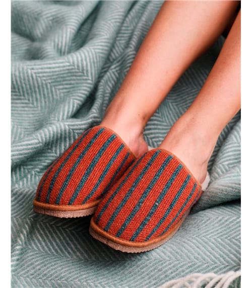 Womens Lambswool & Sheepskin Slippers
