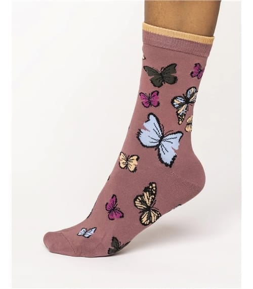 Socken aus Bio-Baumwolle, Schmetterlinge