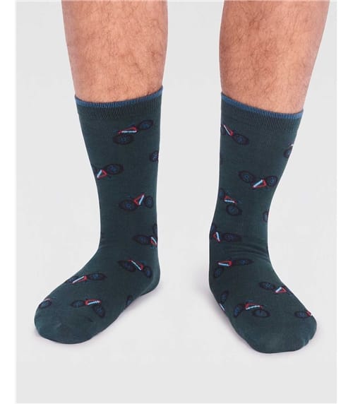 Men's Apres Socks - Magenta