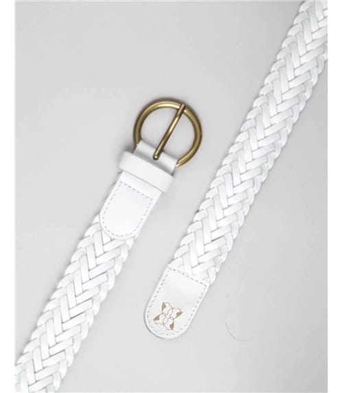 Waverton Leather Woven Belt