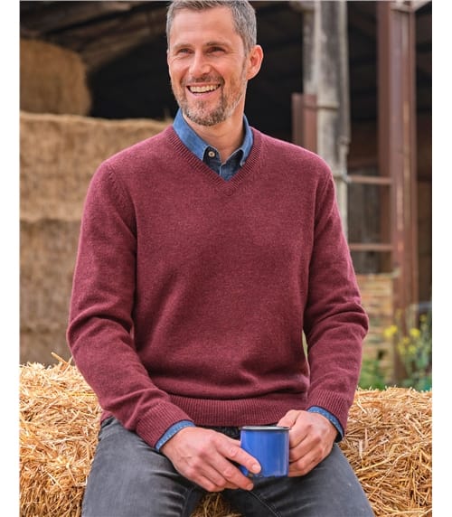 Men's wool blend sweaters best sale