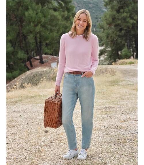 Boyfriend-Jeans aus Bio-Baumwolle