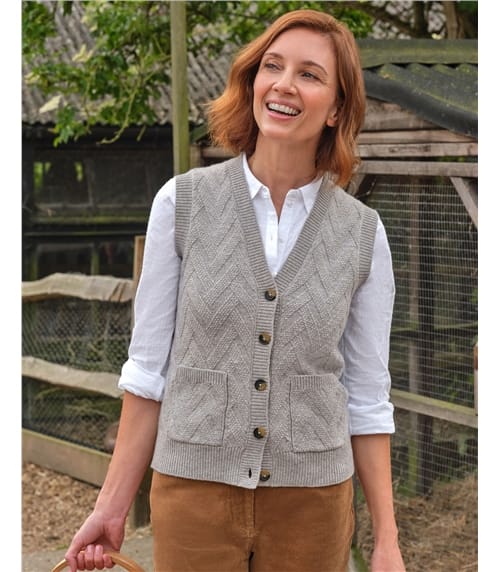 Chevron Cable Waistcoat