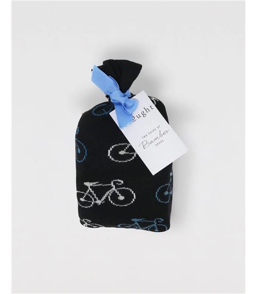 Socken im Geschenkbeutel (2 Paar), Fahrrad – Benrus