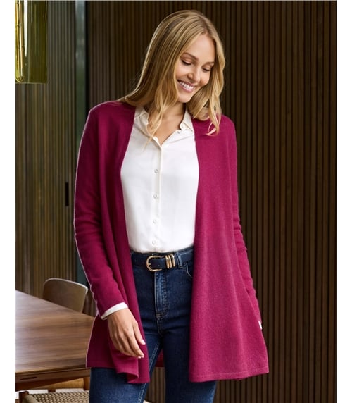 Gassato Lightweight Cashmere Swing Cardigan