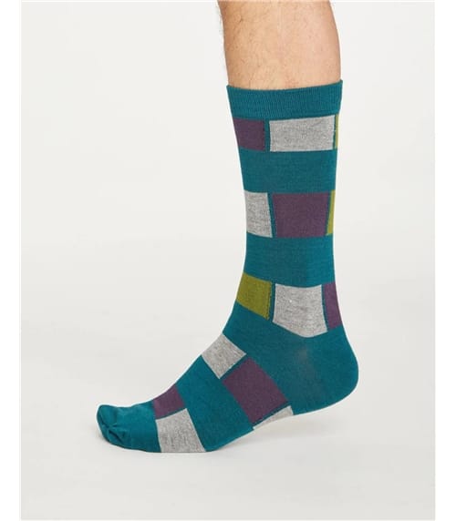 Geo Stripe Socks