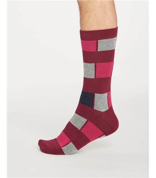 Geo Stripe Socks