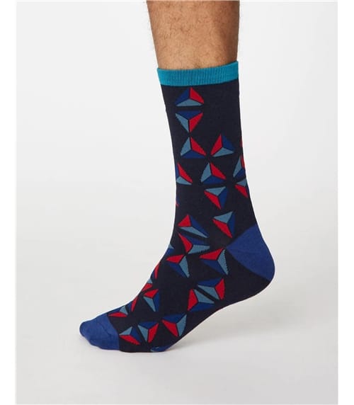 Geometrico Socks Dark