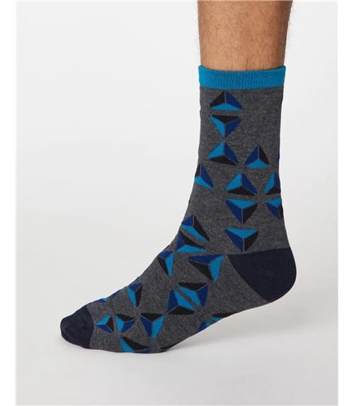 Geometrico Socks Dark