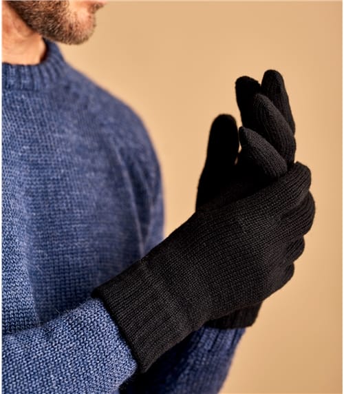 Handschuhe aus Lammwolle für Herren
