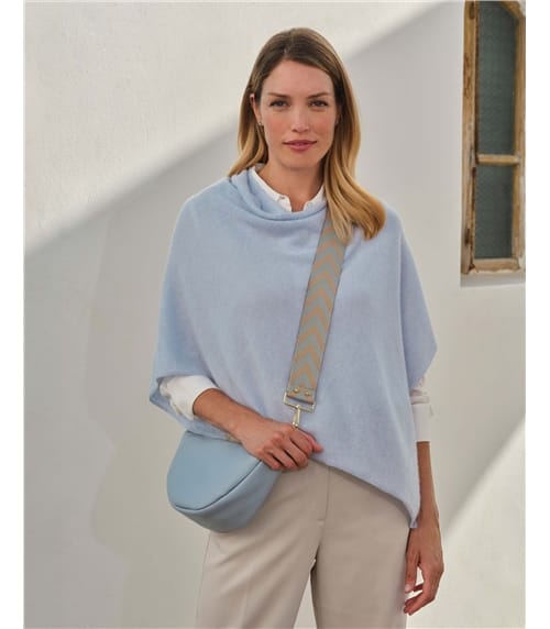 Organic Cashmere Gassato Poncho