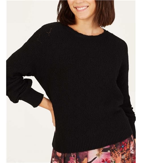 Ivanna Organic Cotton Pointelle Jumper