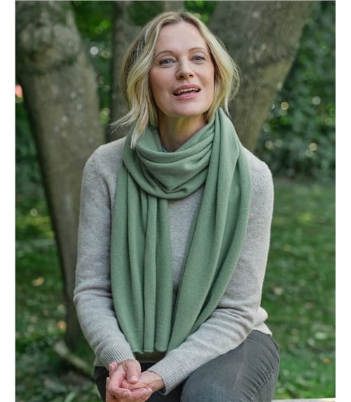 Womens Premium Pure Cashmere Scarf