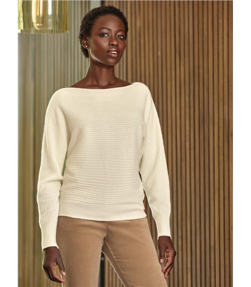 Cashmere Boat Neck Sweater