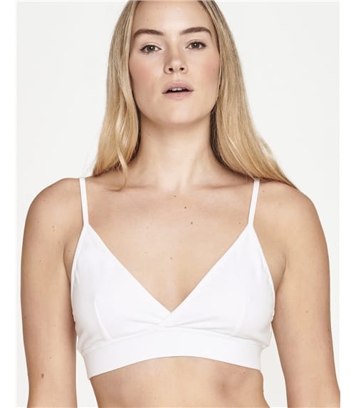 Bralette croisée en coton biologique
