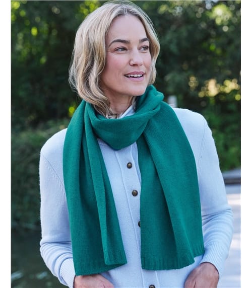 Womens Essential Lambswool Scarf