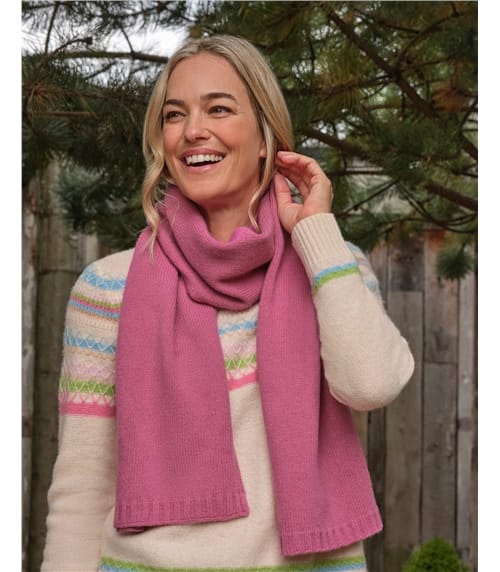 Womens Essential Lambswool Scarf