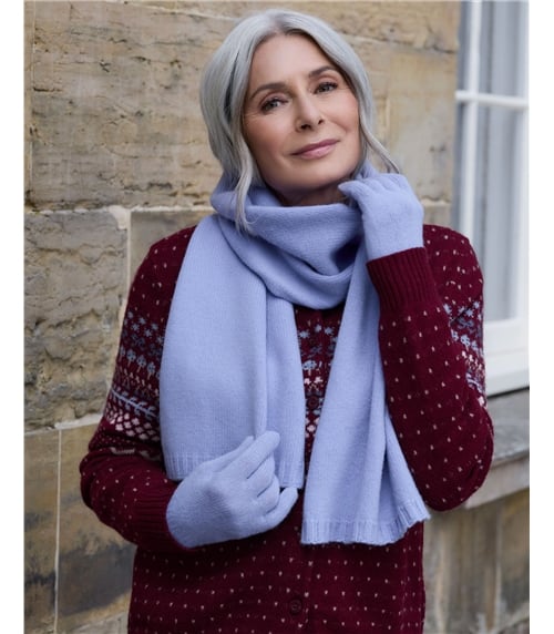 Womens Essential Lambswool Scarf