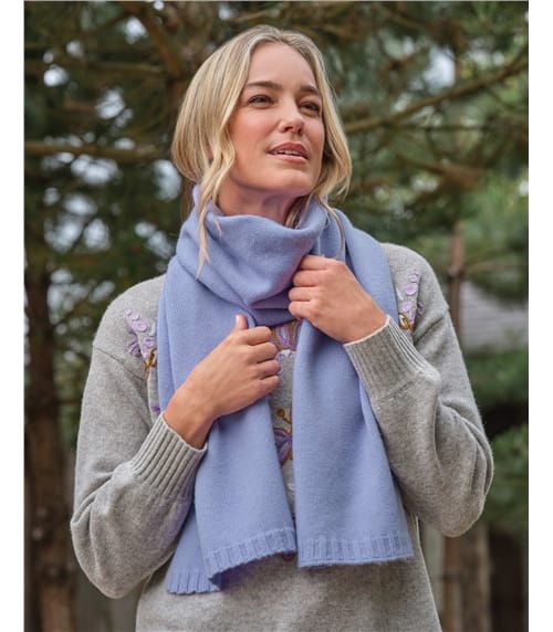 Womens Essential Lambswool Scarf