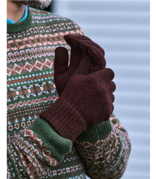 Gants - Homme - Laine d'agneau