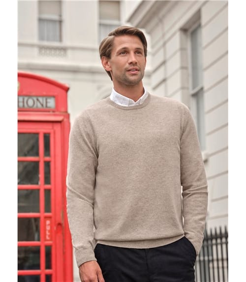 Mens Cashmere Crew Sweater