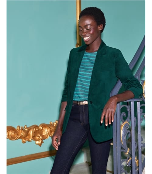 Washed Velvet Jacket