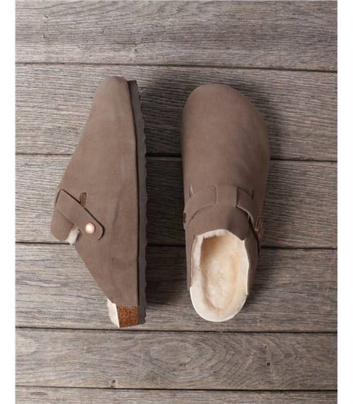 Sheepskin Footbed Slippers