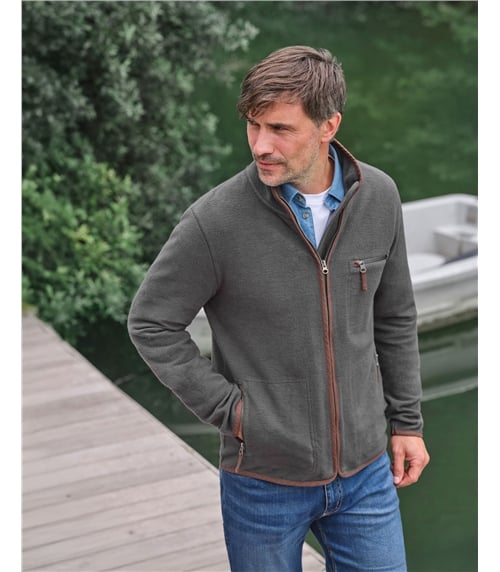 Organic Cotton Full Zip Fleece