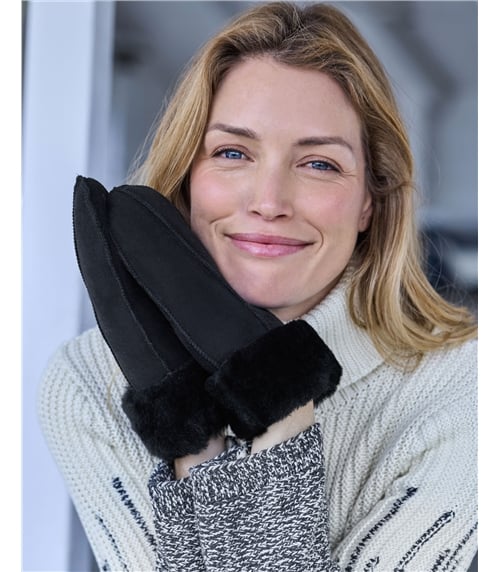 Sheepskin Split Seam Mittens