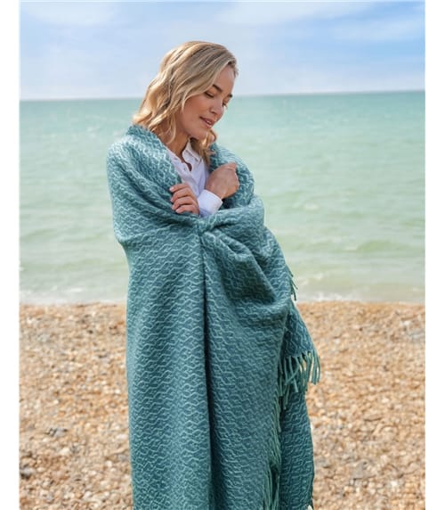 Isobel Crescent Pure Wool Throw