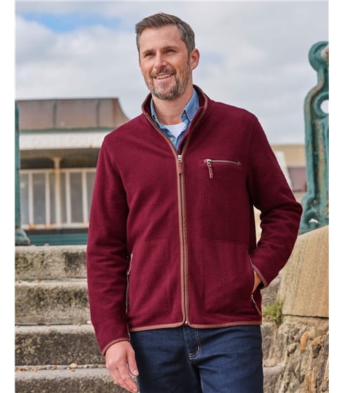 Organic Cotton Full Zip Fleece