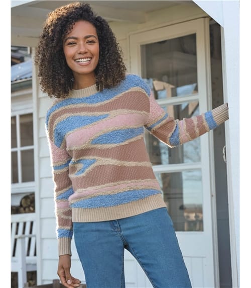 Textured Abstract Jumper