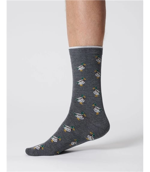 Mens Duck Organic Cotton Socks