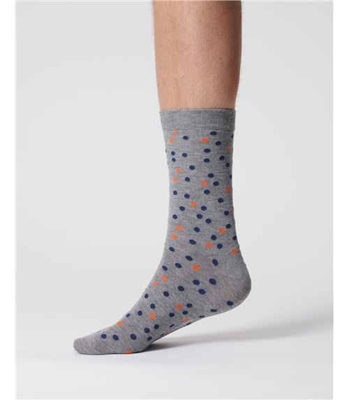 Socken mit Bio-Baumwolle, Dotty