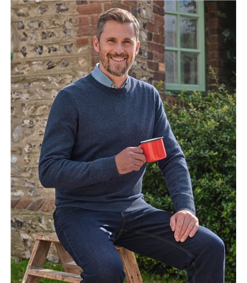 Cashmere Merino Crew Neck Jumper