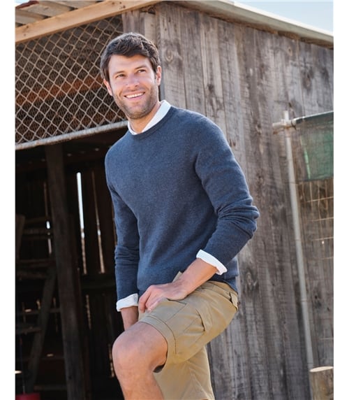 Cashmere Merino Crew Neck Jumper